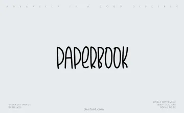 Paperbook Font