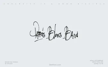 Pappo’s Blues Band Font