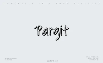 Pargit Font