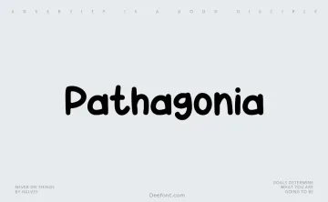 Pathagonia Font