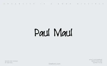 Paul Maul Font