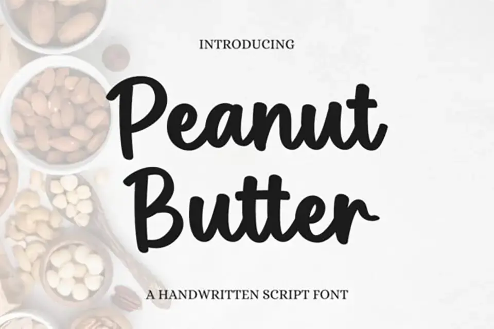 Peanut Butter Font