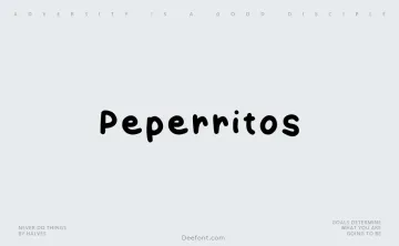 Peperritos Font