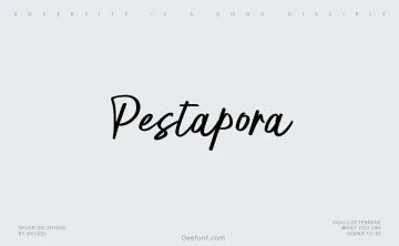 Pestapora Font