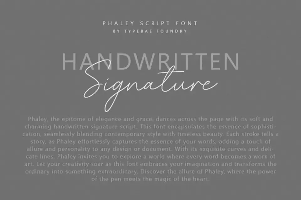 Phaley Font