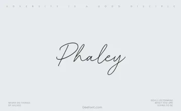 Phaley Font