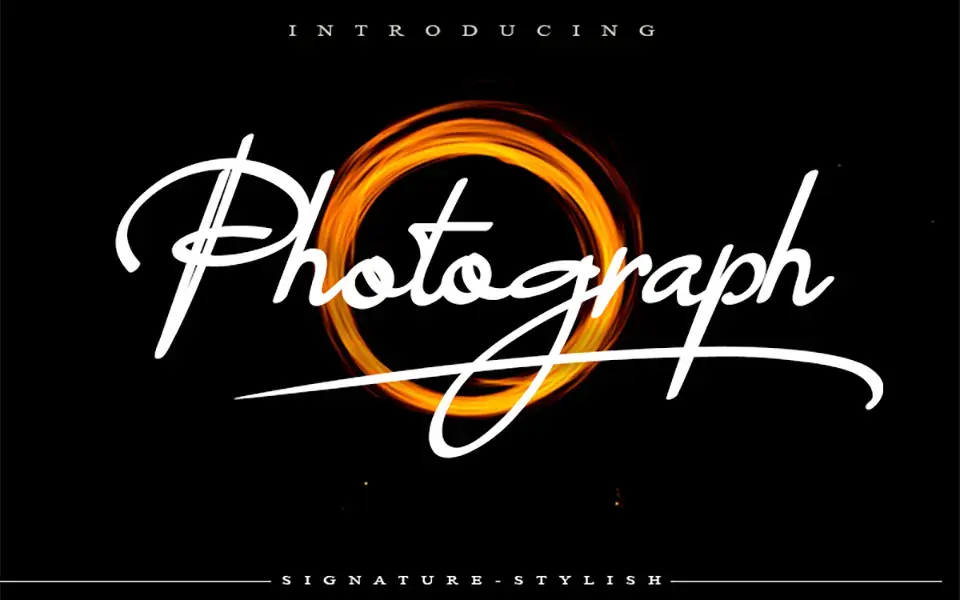 Photograph Font