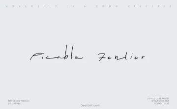Picablo Fentier Font