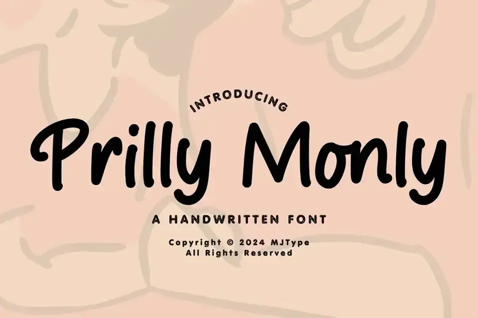 Prilly Monly Font