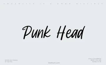 Punk Head Font
