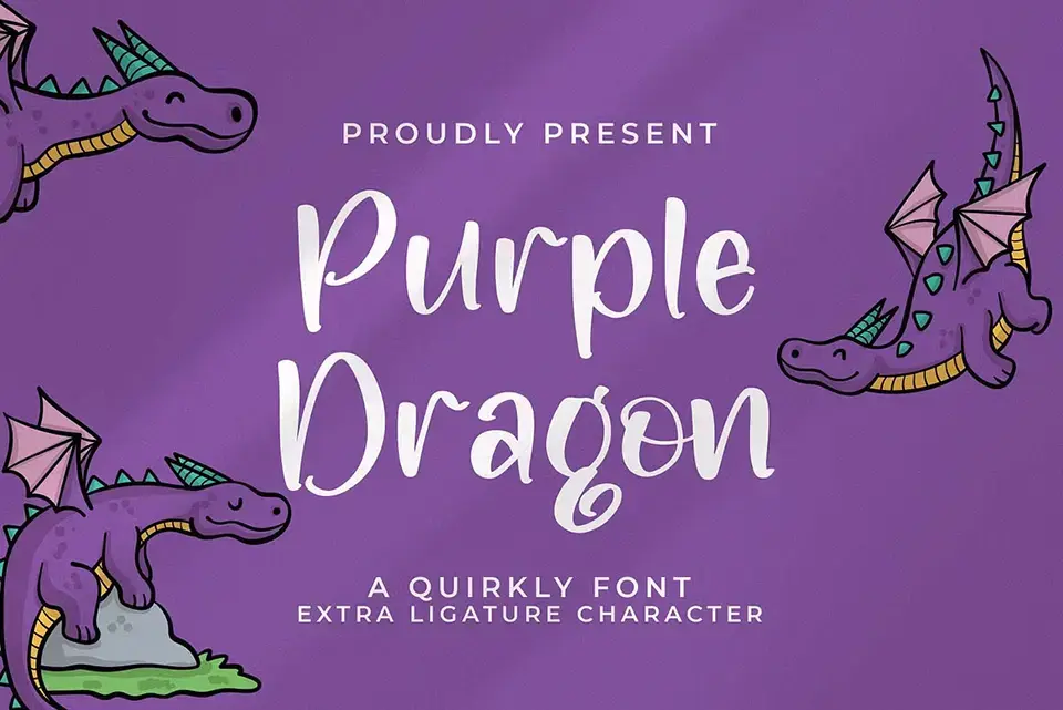Purple Dragon Font