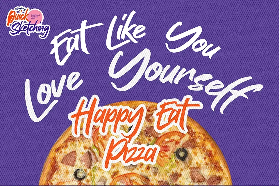 Quick Sketching Font