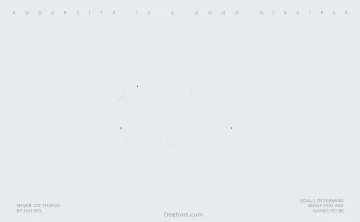 Quietly Rose Single Line Font