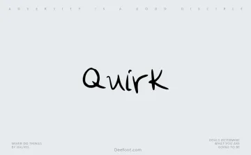 Quirk Font