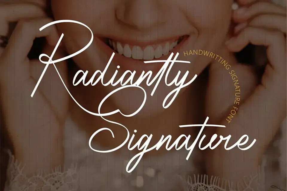Radiantly Signature Font