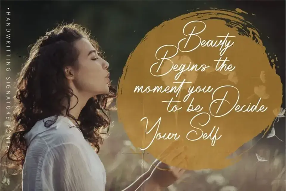 Radiantly Signature Font