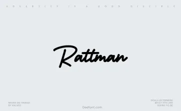 Rattman Font