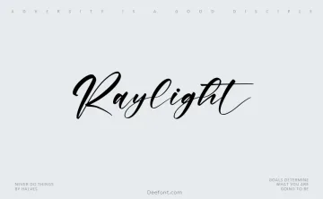 Raylight Font