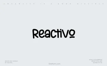Reactivo Font