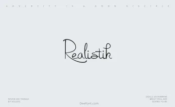 Realistik Font