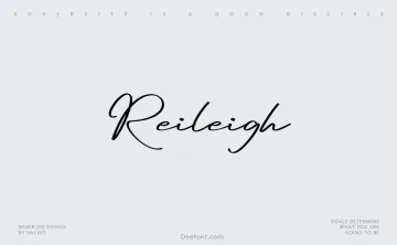 Reileigh Font