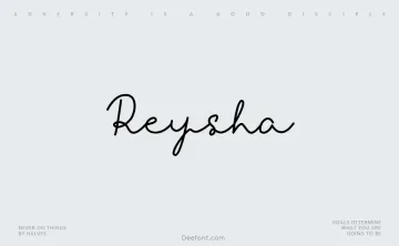 Reysha Font