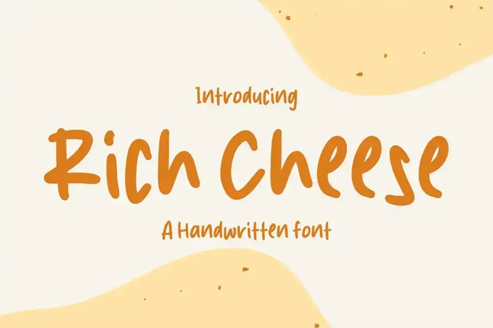 Rich Cheese Font