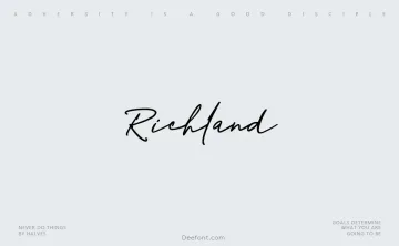 Richland Font