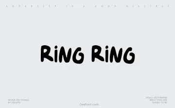 Ring Ring Font