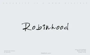 Robinhood Font