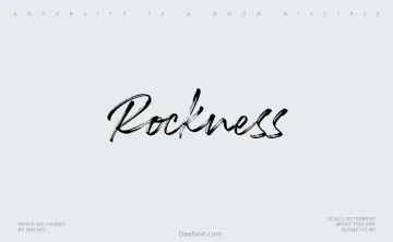 Rockness Font