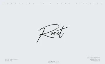 Ronet Font