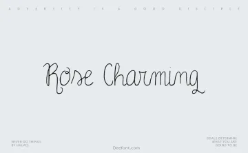 Rose Charming Font