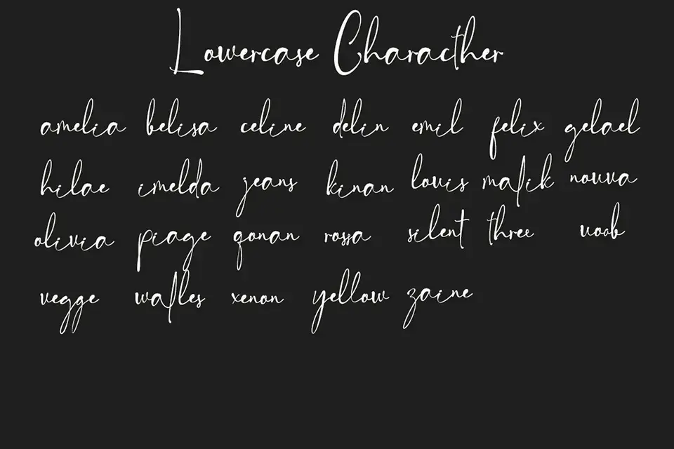 Royal Signature Font