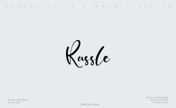 Russle Font
