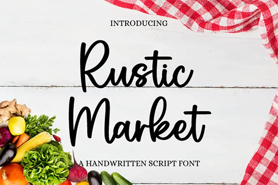 Rustic Market Font