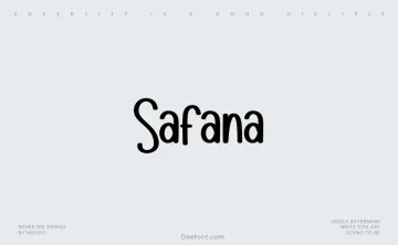Safana Font