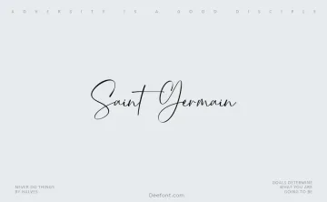 Saint Germain Font