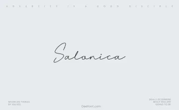 Salonica Font