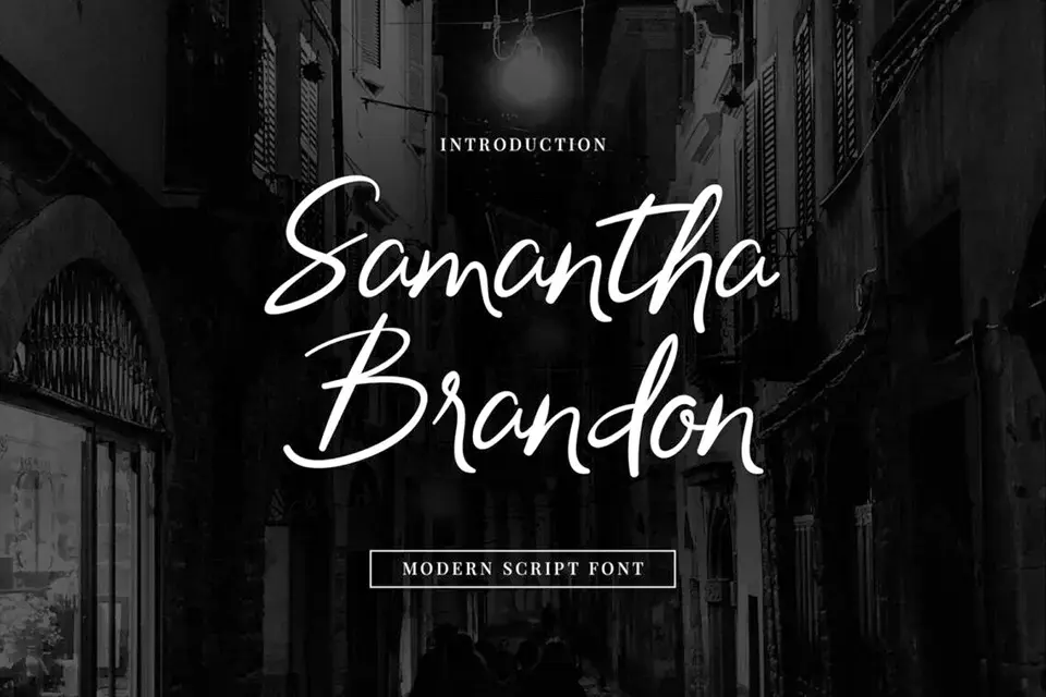 Samantha Brandon Font