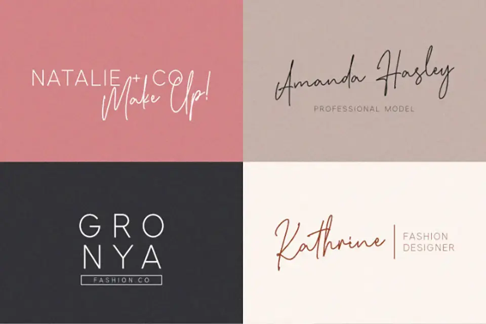 Sansburg Signature Font