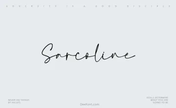 Sarcoline Font