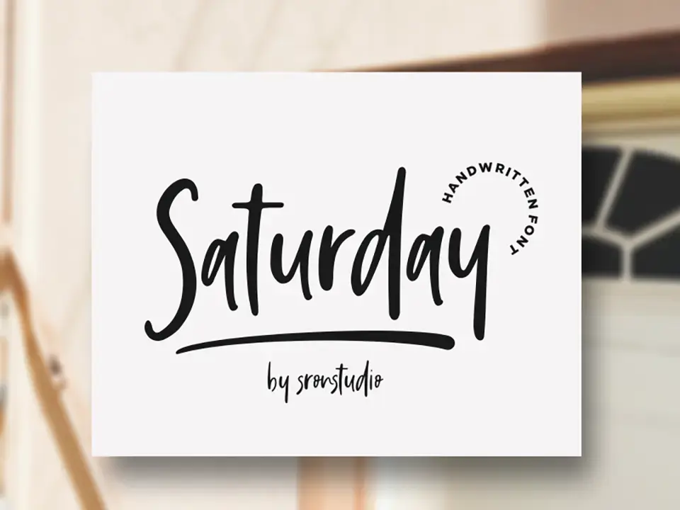 Saturday Vibes Font
