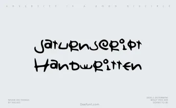 Saturnscript Handwritten Font