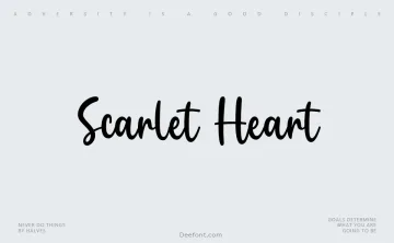 Scarlet Heart Font