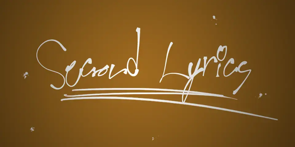 Second Lyrics Font