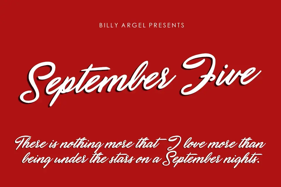 September Five Font