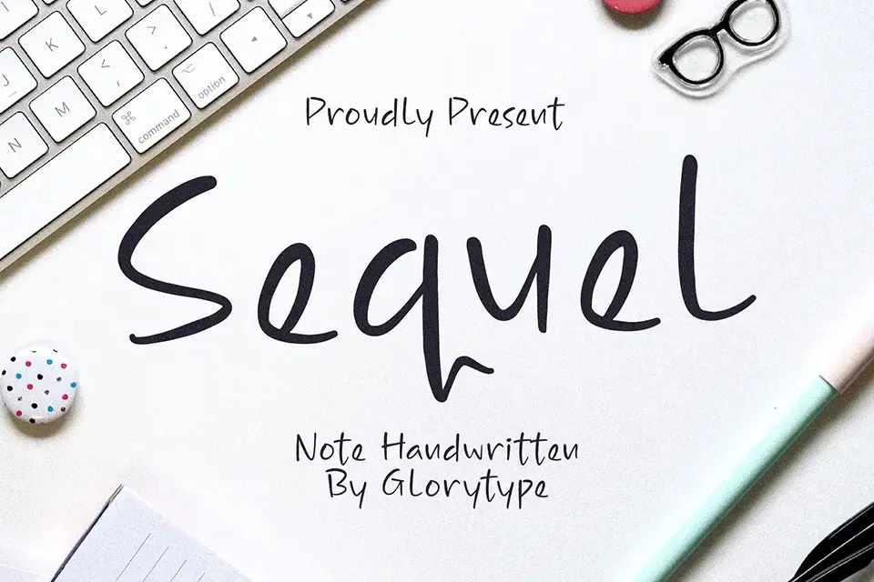 Sequel Handwritten Font