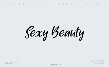 Sexy Beauty Font