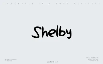 Shelby Font